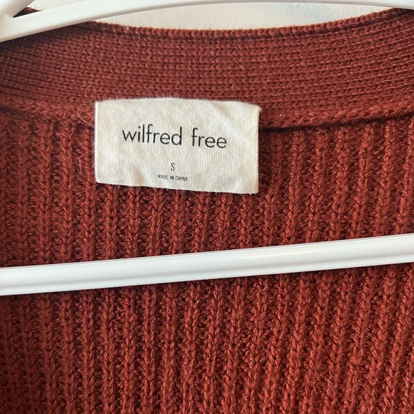 Wilfred Free ‘unwind’ cardigan, size small, maroon - Picture 2 of 6